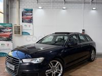 Usado Audi A6 S-Line 272 CV (200 kW) 2015 Azul Familiar