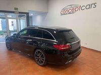 Usado Mercedes C220 170 CV (125 kW) 2015 Negro Familiar