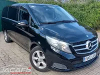 Käytetty Mercedes V220 Avantgarde 163 HP (119 kW) 2016 Musta Tila-auto