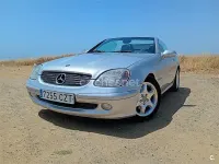 Usado Mercedes SLK200 163 CV (119 kW) 2003 Gris / plata Descapotable