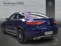 Usado Mercedes GLC220 AMG 170 CV (125 kW) 2018 Azul brillante Coupe