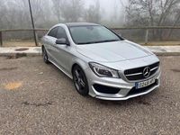 Usado Mercedes CLA220 AMG line 170 CV (125 kW) 2013 Gris Berlina
