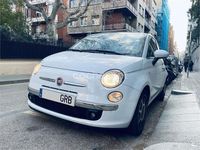 Usado Fiat 500 Sport 100 CV (73 kW) 2009 Azul Descapotable
