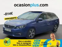Usado Peugeot 308 Allure 120 CV (88 kW) 2018 Azul Familiar