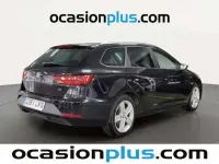 Usado Seat Leon ST FR 131 CV (96 kW) 2020 Negro Familiar