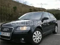 Usado Audi A3 Ambiente 102 CV (75 kW) 2007 Negro Utilitario