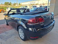 Usado VW Golf Cabriolet 105 CV (77 kW) 2012 Negro Descapotable