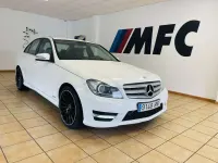 Usado Mercedes C200 AMG 136 CV (100 kW) 2013 Blanco Berlina