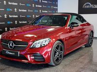 Usado Mercedes C200 184 CV (135 kW) 2018 Rojo Descapotable