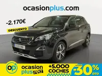 Usado Peugeot 3008 Allure 130 CV (95 kW) 2019 Negro Pickup/Camioneta