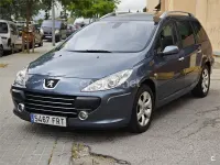 Usado Peugeot 307 110 CV (80 kW) 2007 Azul Familiar