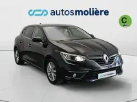Usado Renault Mégane Intens 100 CV (73 kW) 2017 Negro Berlina