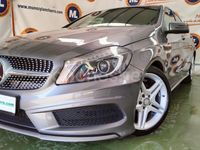Usado Mercedes A200 AMG line 136 CV (100 kW) 2015 Gris / plata Berlina