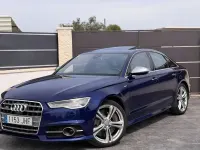 Usado Audi S6 450 CV (330 kW) 2015 Azul Berlina