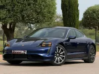 Usado Porsche Taycan Turbo 500 kW (680 CV) 2020 Azul Berlina