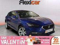 Usado Seat Leon Style 130 CV (95 kW) 2021 Azul Familiar