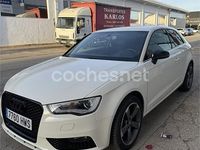 Usado Audi A3 Ambition 105 CV (77 kW) 2014 Blanco Berlina