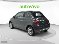 Usado Fiat 500C Lounge 69 CV (50 kW) 2019 Gris Descapotable