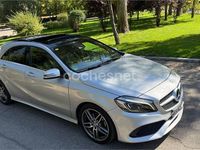 Usado Mercedes A200 AMG line 136 CV (100 kW) 2016 Gris / plata Berlina