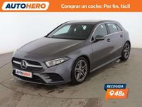 Usado Mercedes A220 AMG line 136 CV (100 kW) 2018 Gris Berlina