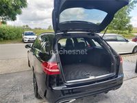 Usado Mercedes C180 AMG line 156 CV (114 kW) 2016 Negro Familiar