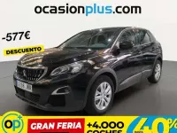 Usado Peugeot 3008 Active 131 CV (96 kW) 2017 Negro SUV