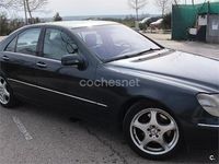 Usado Mercedes S430 279 CV (205 kW) 2001 Azul Berlina