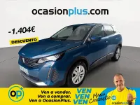 Usado Peugeot 3008 Active 130 CV (95 kW) 2020 Azul SUV