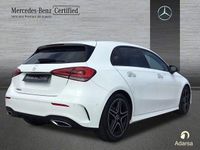 Usado Mercedes A180 AMG line 116 CV (85 kW) 2023 Blanco Berlina
