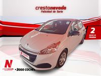 Usado Peugeot 208 Access 75 CV (55 kW) 2016 Blanco Utilitario