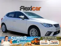 Usado Seat Ibiza Reference 95 CV (69 kW) 2017 Blanco Berlina