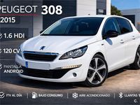Usado Peugeot 308 Style 120 CV (88 kW) 2015 Blanco Berlina