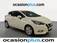 Usado Nissan Micra Acenta 101 CV (74 kW) 2020 Beige Utilitario