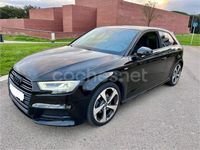 Usado Audi A3 S-Line 150 CV (110 kW) 2016 Negro Berlina