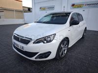 Usado Peugeot 308 GT-line 130 CV (95 kW) 2015 Blanco Berlina