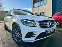 Usado Mercedes GLC220 AMG line 170 CV (125 kW) 2016 Blanco SUV
