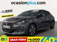 Usado Peugeot 208 Allure 102 CV (75 kW) 2022 Gris Utilitario