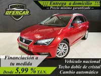 Usado Seat Leon Style 110 CV (80 kW) 2018 Rojo Familiar