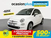 Usado Fiat 500 Lounge 69 CV (50 kW) 2017 Blanco Descapotable