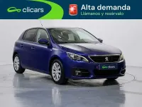 Usado Peugeot 308 Style 131 CV (96 kW) 2019 Azul Utilitario