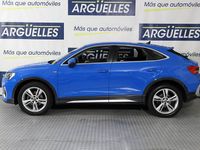 Usado Audi Q3 Sportback S-Line 150 CV (110 kW) 2020 Azul metalizado SUV