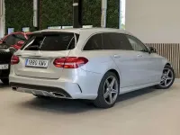 Usado Mercedes C220 194 CV (142 kW) 2018 Gris Familiar