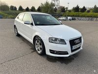 Usado Audi A3 Ambition 105 CV (77 kW) 2011 Blanco Berlina
