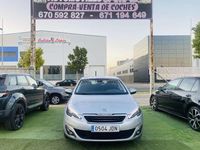 Usado Peugeot 308 Allure 120 CV (88 kW) 2015 Gris Utilitario