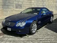 Usado Mercedes SL500 306 CV (225 kW) 2003 Azul Descapotable