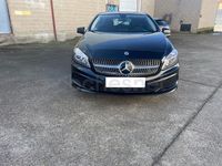 Usado Mercedes A180 AMG line 109 CV (80 kW) 2016 Negro Berlina