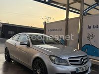 Usado Mercedes C180 156 CV (114 kW) 2012 Gris / plata Coupe