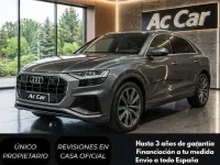 Usado Audi Q8 S-line plus 286 CV (210 kW) 2022 Gris SUV
