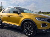 Usado VW T-Roc Sportline 190 CV (139 kW) 2018 Amarillo SUV