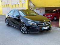 Usado Mercedes A200 AMG line 136 CV (100 kW) 2015 Negro Berlina